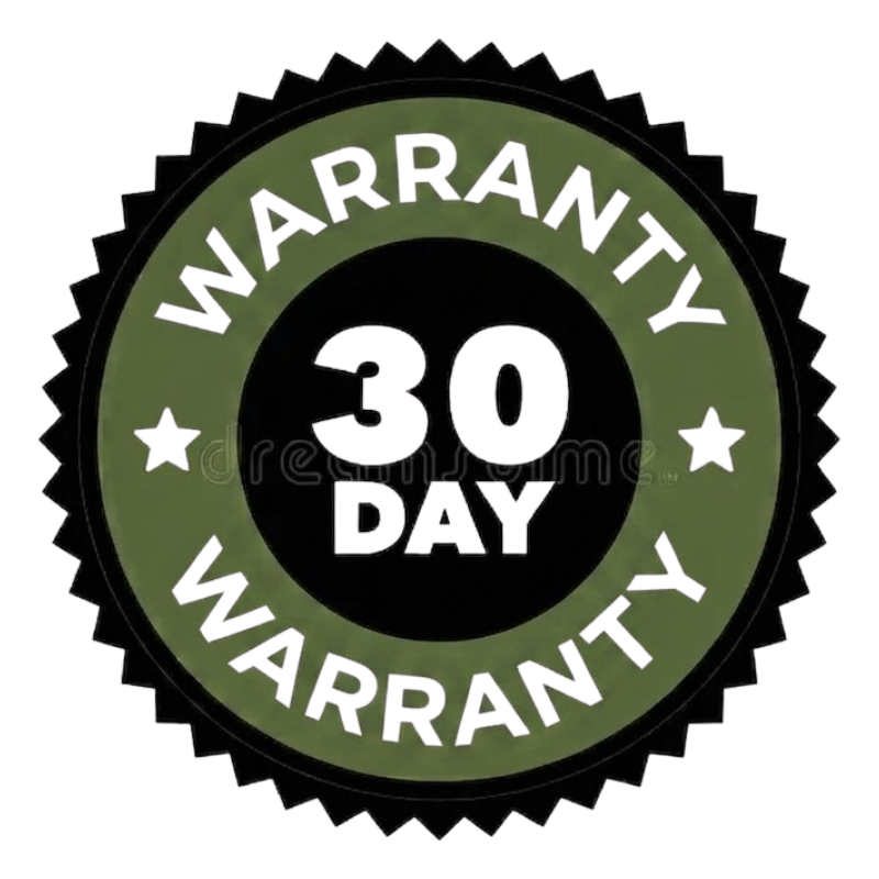 30-Day Warranty
